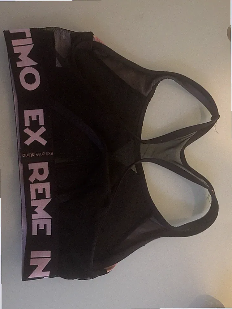 Sport BH 8170 ** schwarz/pink / Gr. 105 E ohne Bügel / Zumba Alltag -- m/w/d🌹