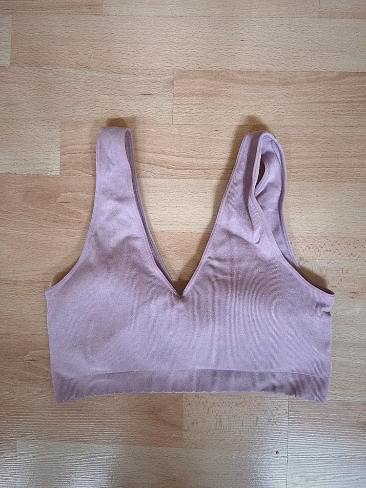 Sport BH Bustier Gepolstert Rose Gr L