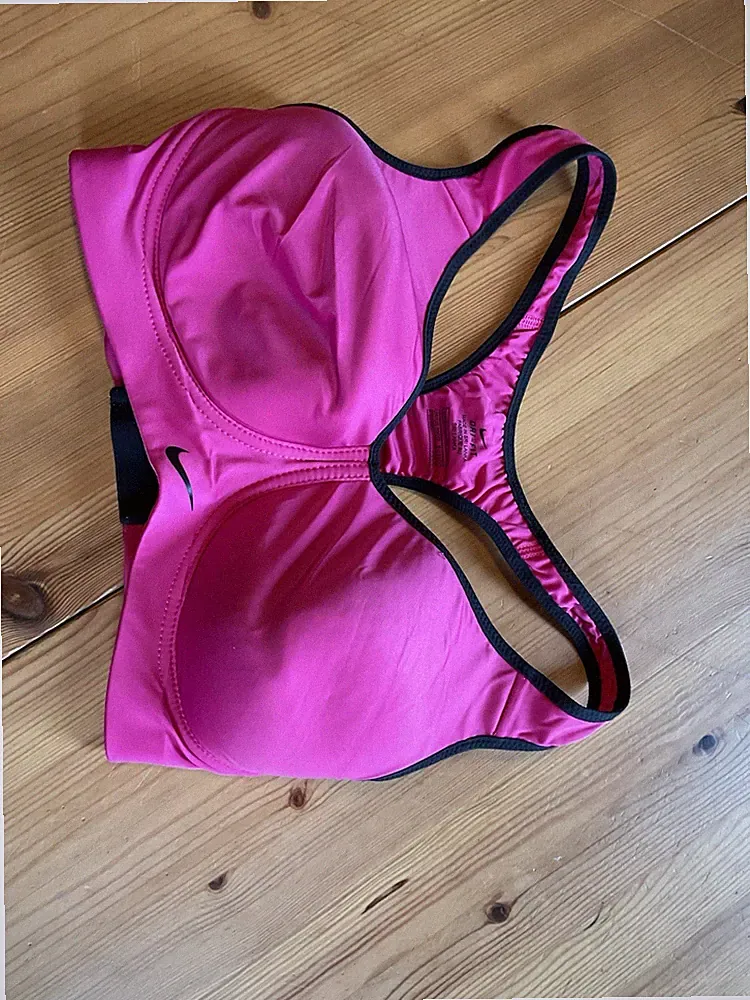 Sport BH Bustier,Nike,pink,starker Support,Gr.65 DD