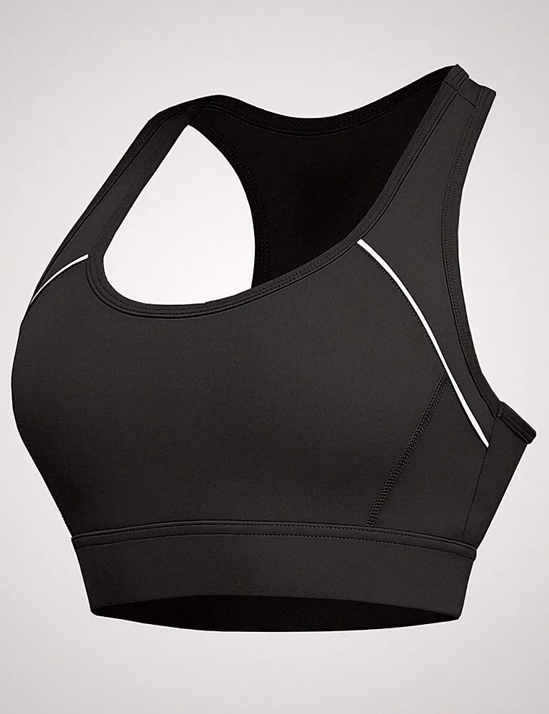 Sport BH Damen Ohne Bügel Starker Halt Große Brüste Push Up, Bustier Damen