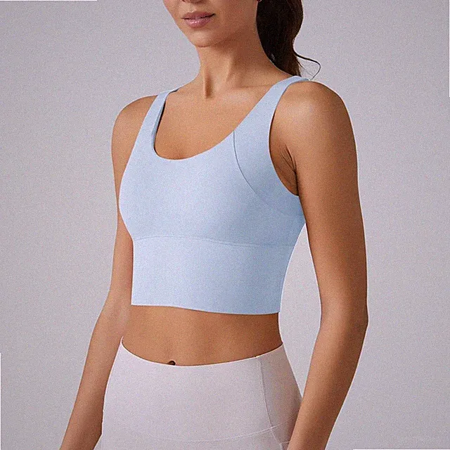 Sport BH Damen Push Up Rückenfrei Yoga Fitness Bustier Größe S