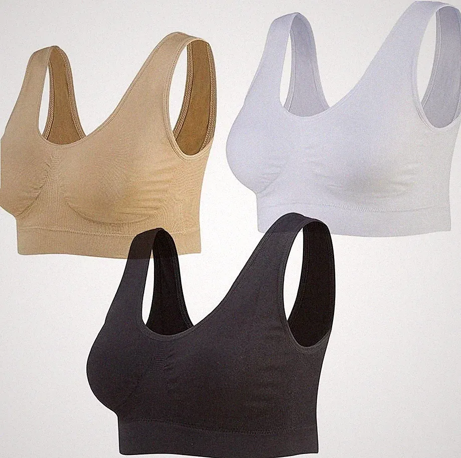 Sport BH Damen Seamless Merfarben Wohlfühl-BH Fitness Unterwäsche