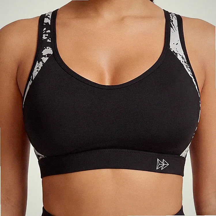 Sport BH Damen starker Halt Kreuzruecken grosse Groessen fest Fitness BH