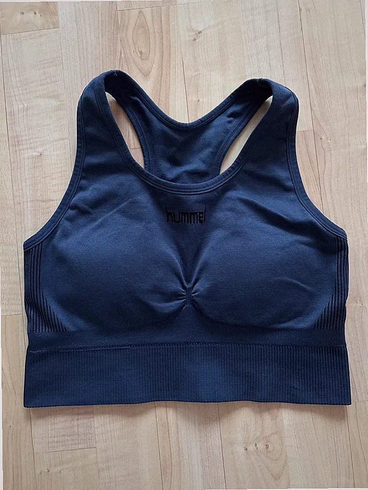 Sport-BH, dunkelblau, Hummel, Gr. 38/40