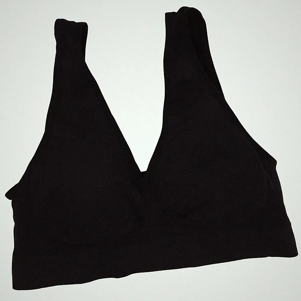Sport-BH, Größe: 3XL, Schwarz, Elasthan/Polyamid, Einfarbig, Damen #Q6p