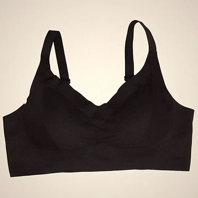 Sport-BH, Größe: 6XL, Schwarz, Elasthan/Polyester, Einfarbig, Damen #hQx