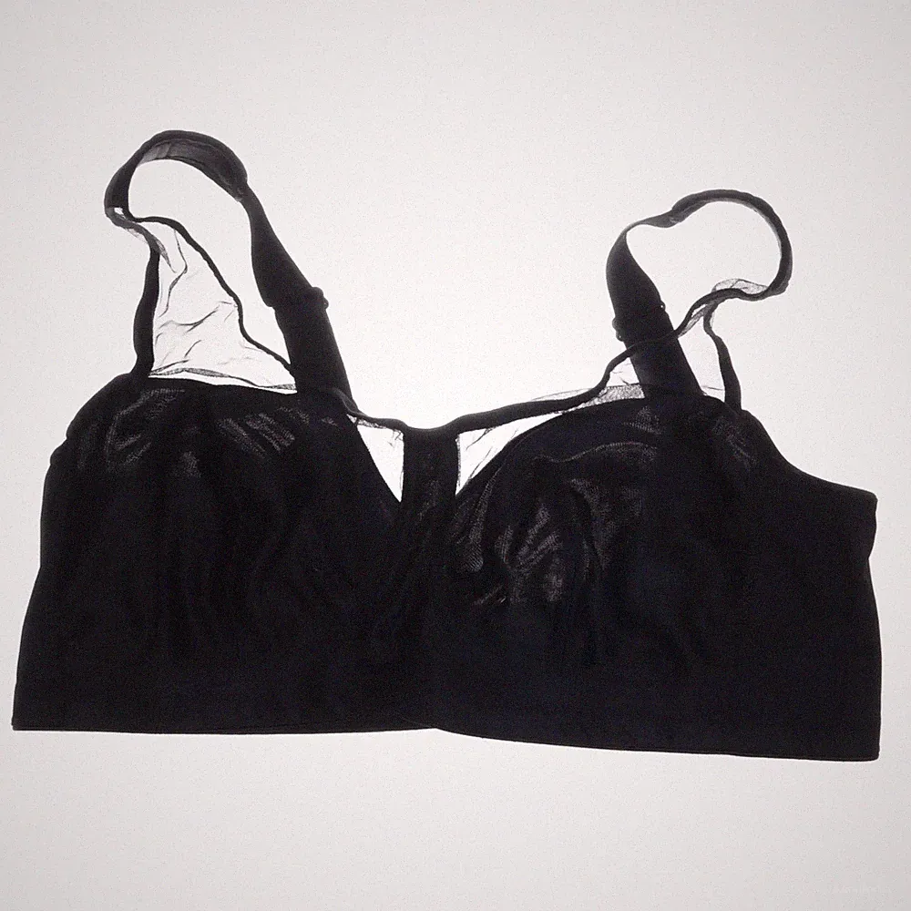 Sport-BH, Größe: 90B, Schwarz, Elasthan/Polyamid/Polyester, Damen #P62