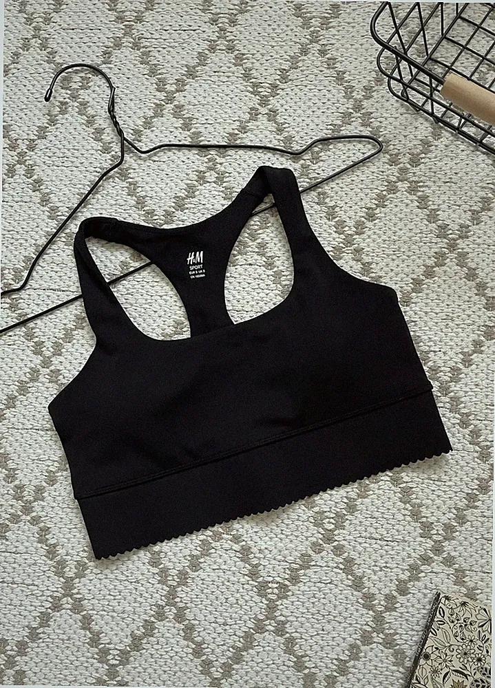 Sport-BH H&M schwarz Gr.S neu