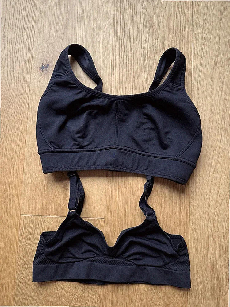 Sport BH Komfort Bra Bustier schwarz 85 B / C