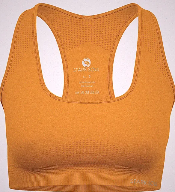Sport-BH "reflect" - medium Support - herausnehmbare Cups von Stark Soul
