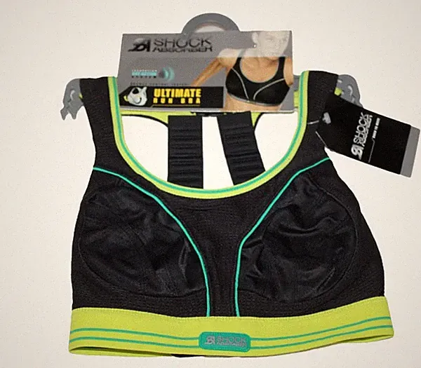 SPORT BH SHOCK ABSORBER S5044 ULTIMATE RUN BRA STARK STÜTZKRAFT SCHWARZ 65 C