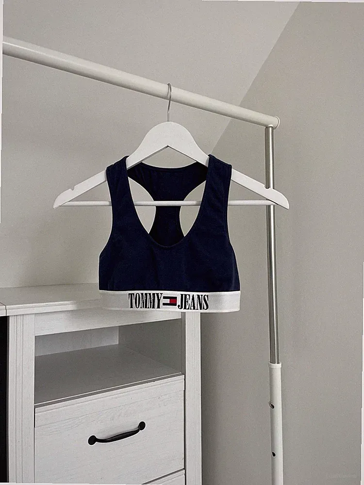 Sport-Bh/Top Blau - Tommy Jeans Gr. XS