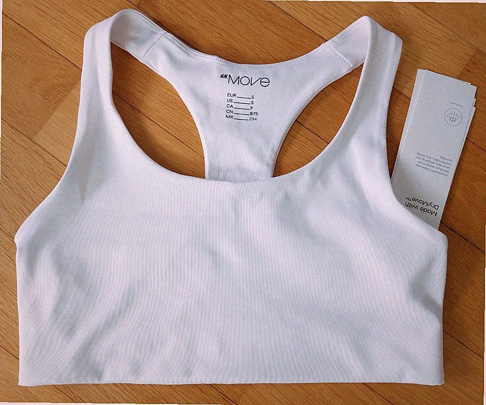 Sport BH weiß Größe S H&M Move Neu