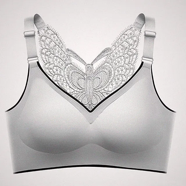 Sportlicher BH mit Schmetterlingsrücken für Damen große Größen und bequeme