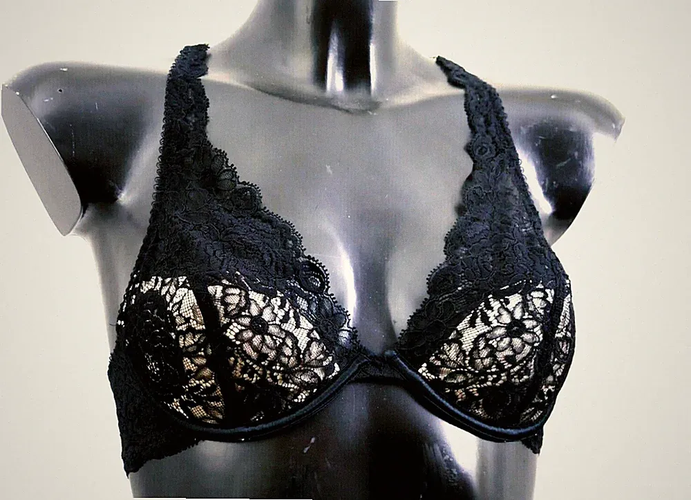 Stella McCartney Frau Black Nackt Lace Bh X Back Neu Tag 2 Cup B Beige Push Up