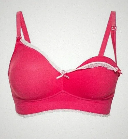Still BH ohne Bügel Baumwolle pink Mama BH Stillmode 90C NEU