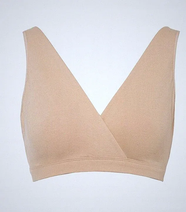 Still-BH ohne Bügel Bio-Baumwolle Gr. 36/38 Beige Unterwäsche Bra Bralette Neu*