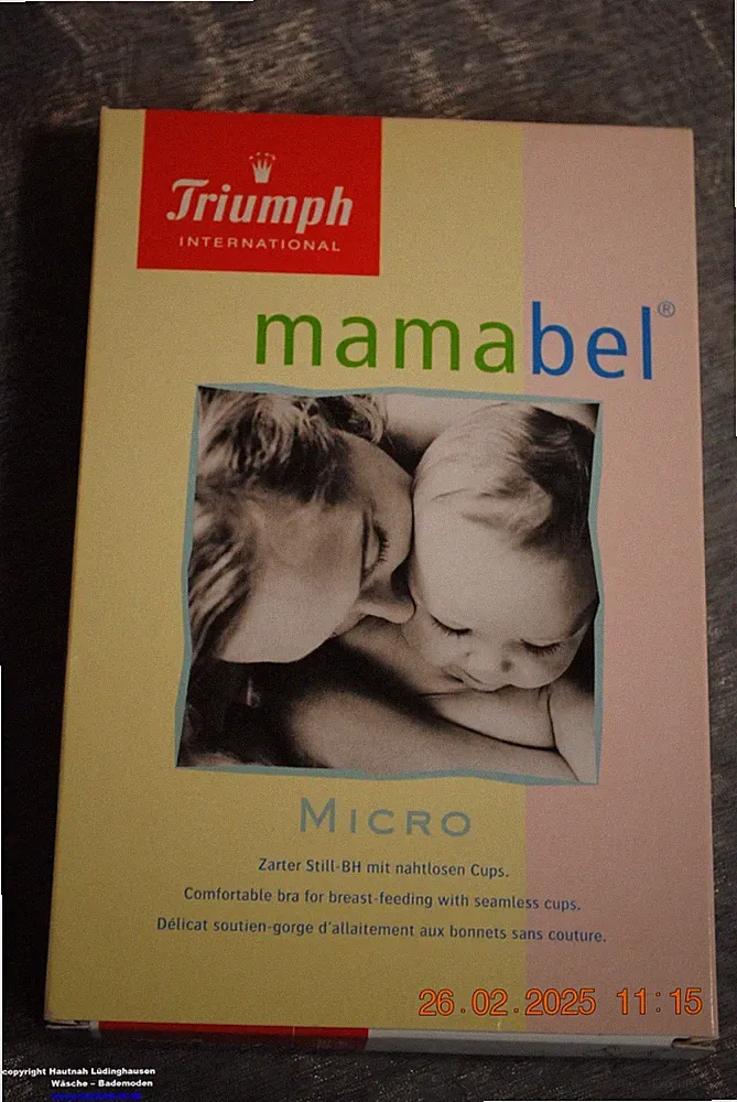 Still-BH ohne Bügel von Triumph - Mamabel Micro N -Farbe weiß -80 D - 85 B -90 C