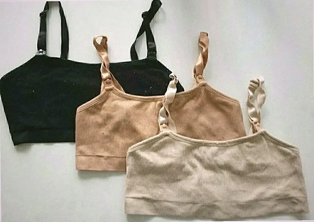 Still Bhs 3er Set Mama Baby Schwarz Hautfarbe Größe 70 ASchwangerschaft