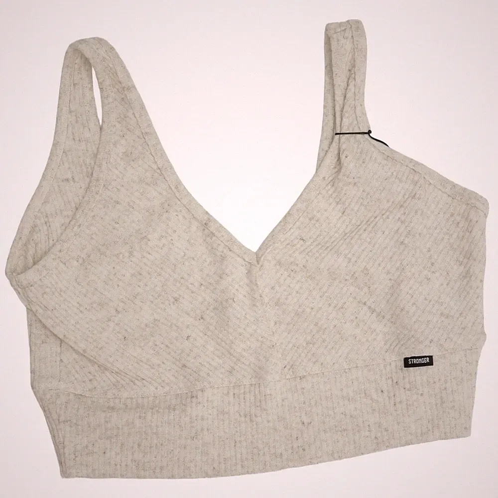 Stronger, Sport-BH, Größe: L, Grau, Elasthan/Leinen/Polyester, Einfarbig #r2U