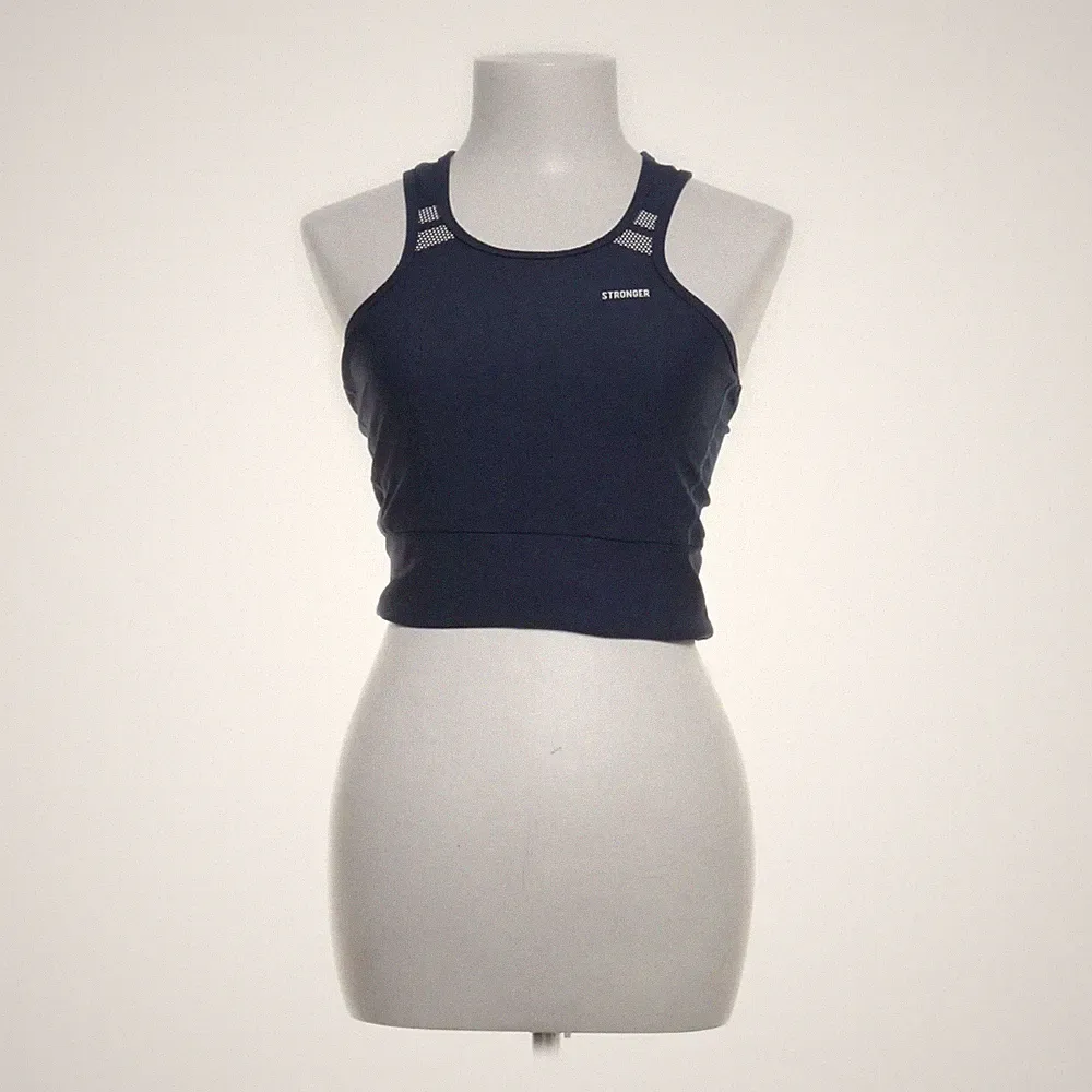 Stronger, Sport-BH, Größe: M, Blau, Einfarbig, Damen #z0g