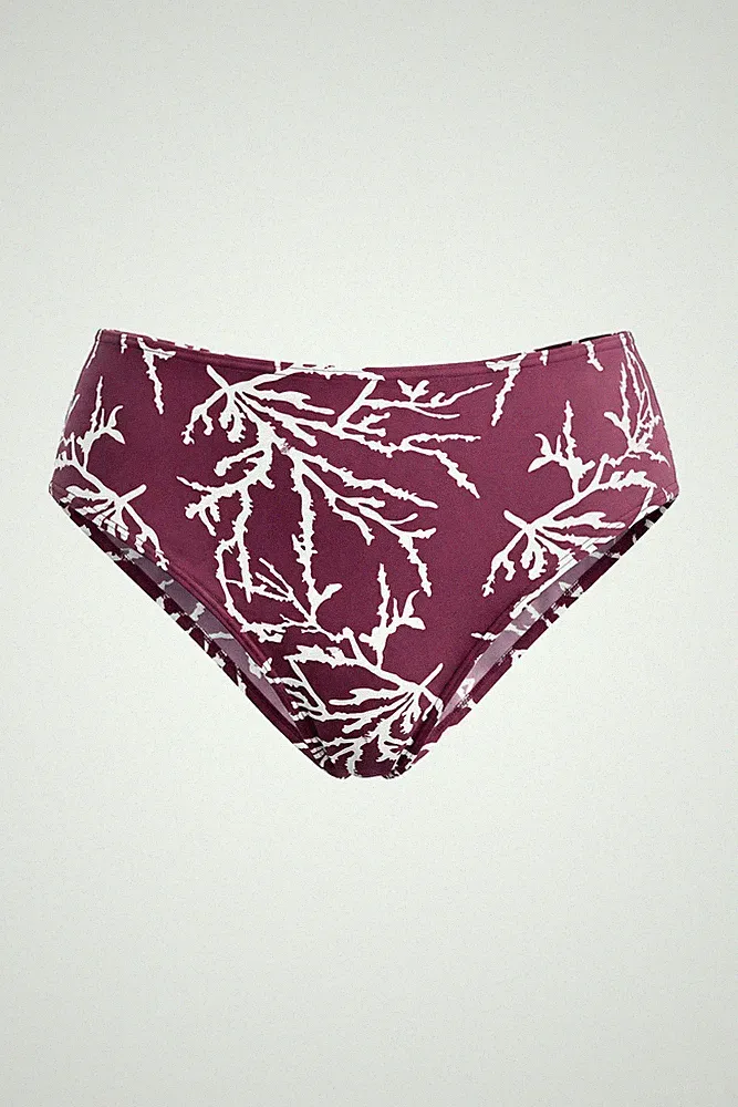 Studio Untold Damen große Größen Bikini Slip HighWaist Alloverprint 849750