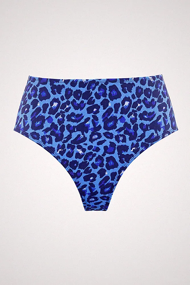 Studio Untold Damen große Größen Bikini Slip Panty Leo High Waist Shaping 850997