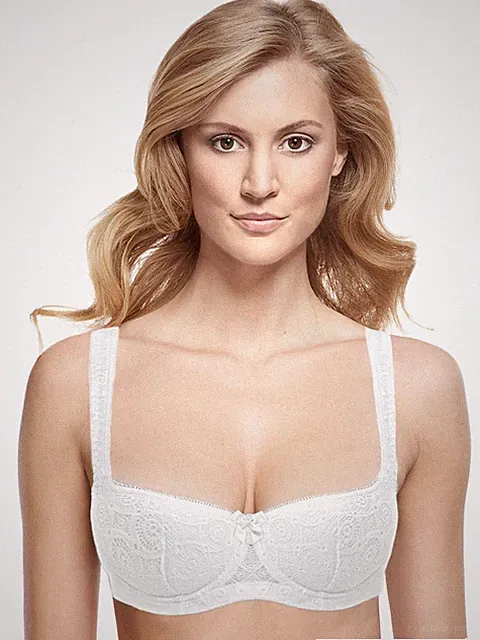 SUSA Dirndl BH mit Soft Schale 8103 Gr. 75-100 A-D in Weiss