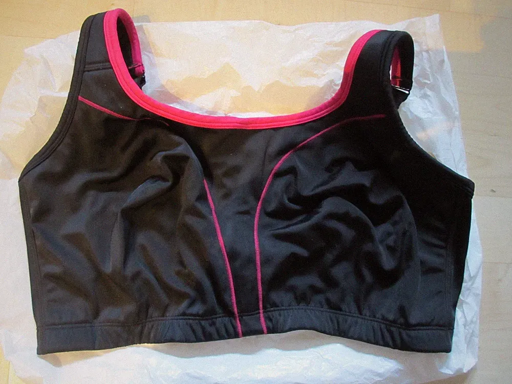 Susa Sport BH Gr. 105 D schwarz-pink