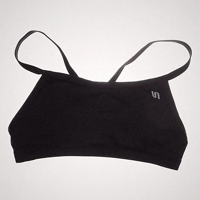 Syrokan, Sport-BH, Größe: L, Schwarz, Elasthan/Polyester, Damen #f8p