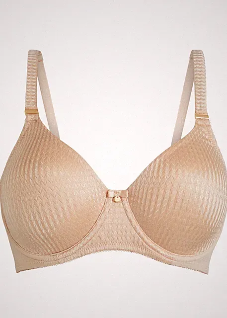 T-Shirt BH m Bügel Gr (90) D Kreidebeige Unterwäsche Bra Unterhemd Oberteil Neu*