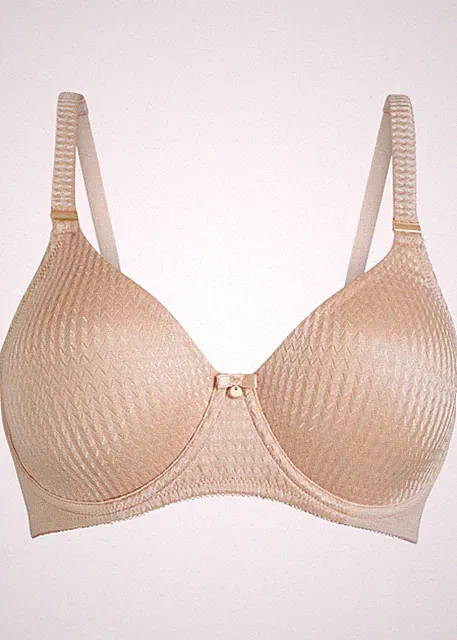 T-Shirt BH mit Bügel Gr. 75 Cup C Kreidebeige Damen-Unterwäsche Oberteil Neu