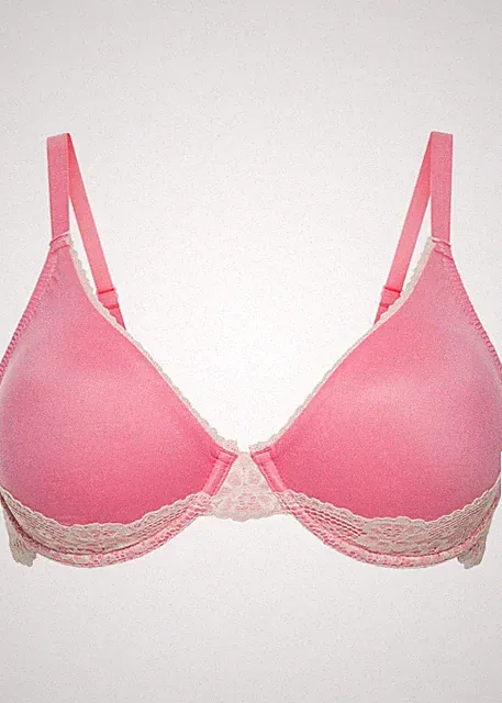 T-Shirt-BH mit Bügel Gr. (80) D Puder Rosa Damen-Unterwäsche Bra Oberteil Neu