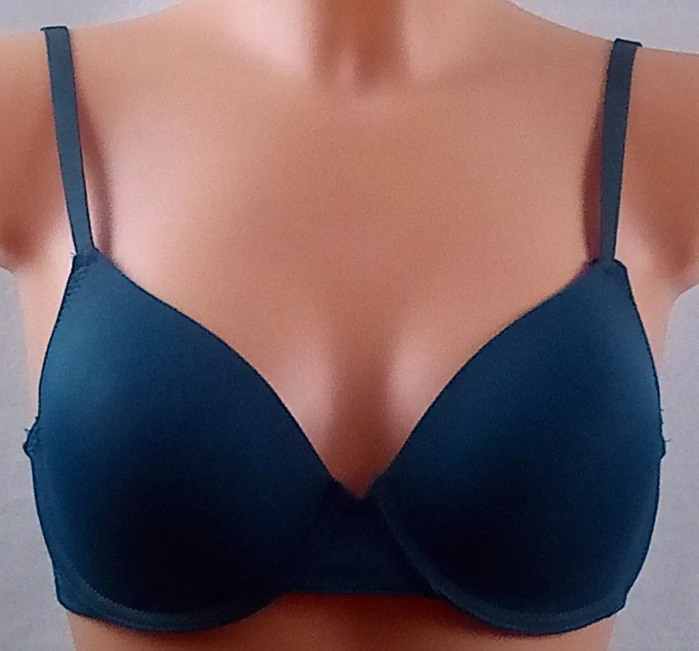 T-Shirt BH vorgeformte Cups petrol(blau) rosa oder Set, Cup B-C, 75-85, (N01)