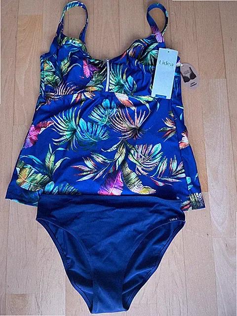 Tankini LIDEA "Plunge" 40 D dunkelblau - NEU
