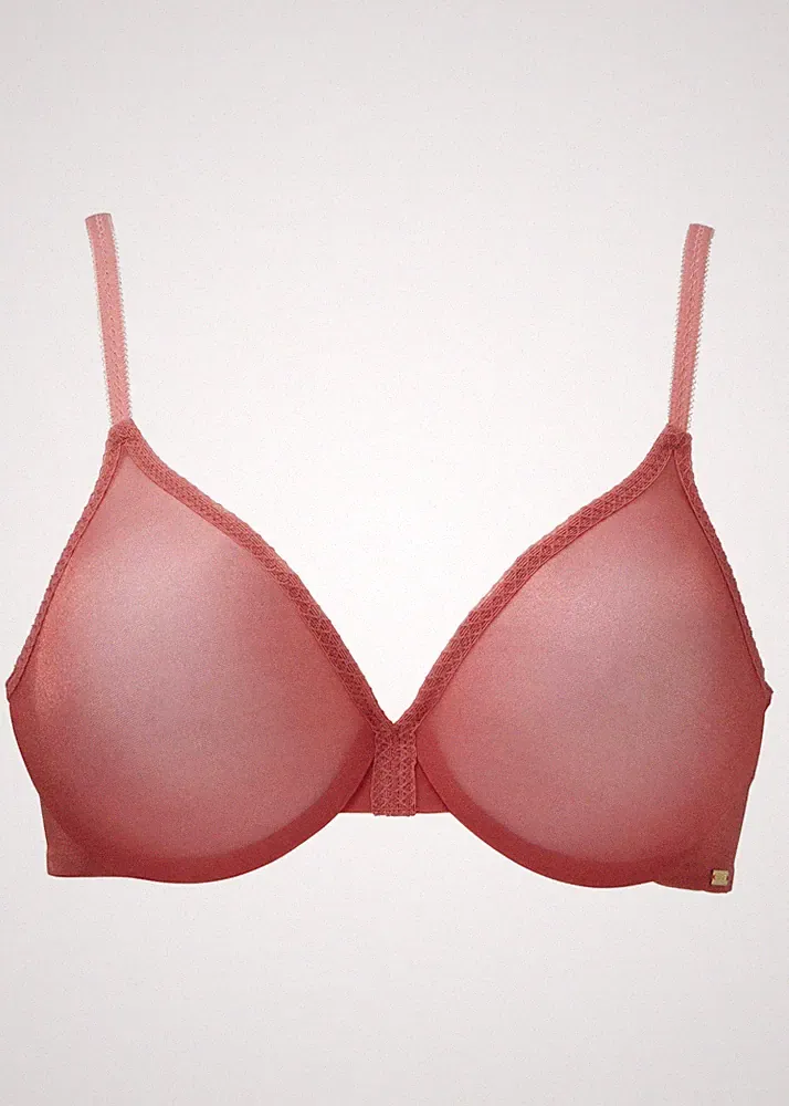 Rosa Nahtloser BH