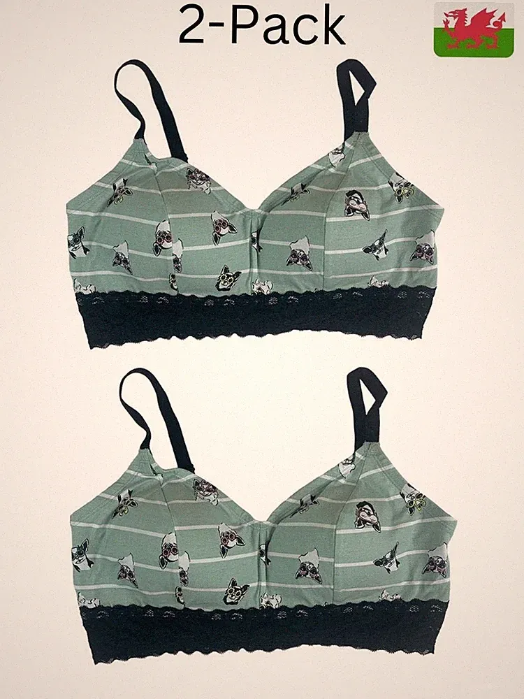 Torrid 2er Pack verstellbar bequemster Plus Size BH aller Zeiten 38-46 B,C,D,DD Cup