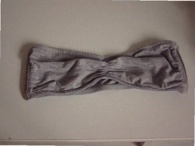 trägerloser BH Bandeau grau Gr. 36 von H&M NEU