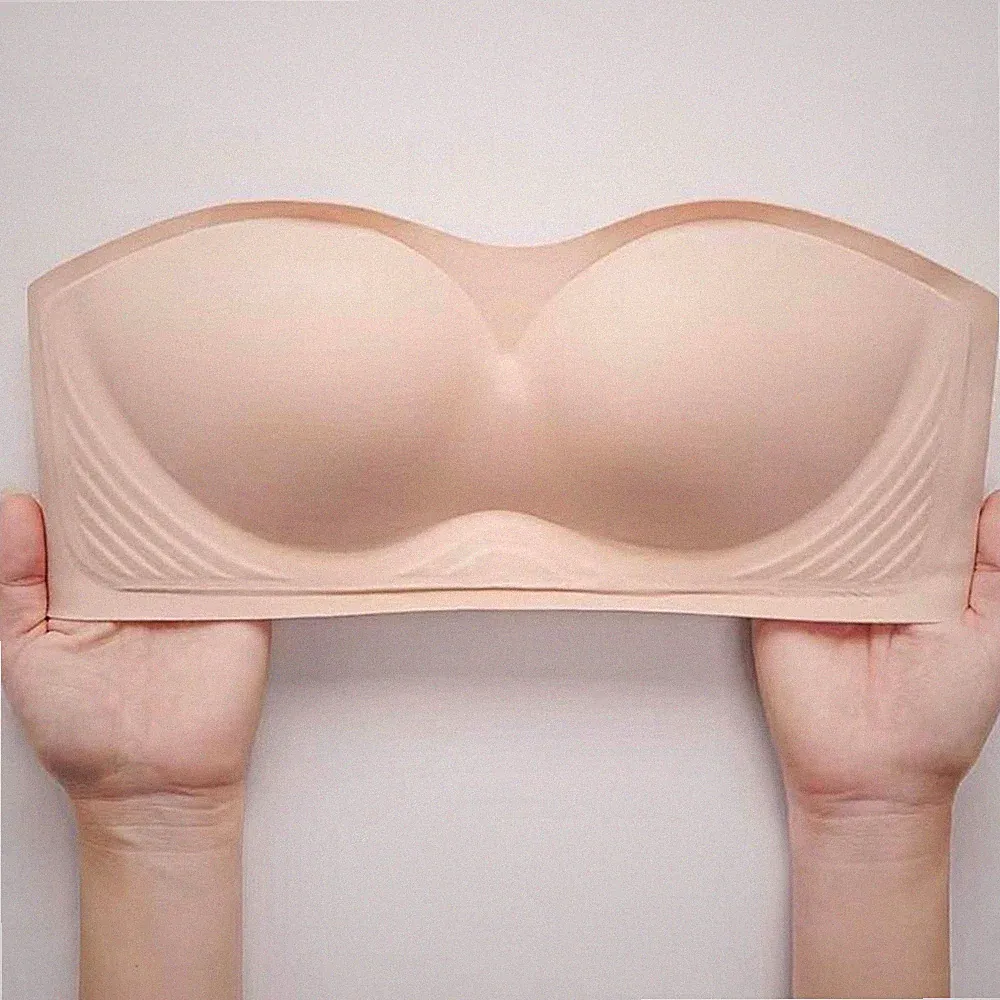 Trägerloser BH für Damen, -BH, Dessous mit transparentem Träger
