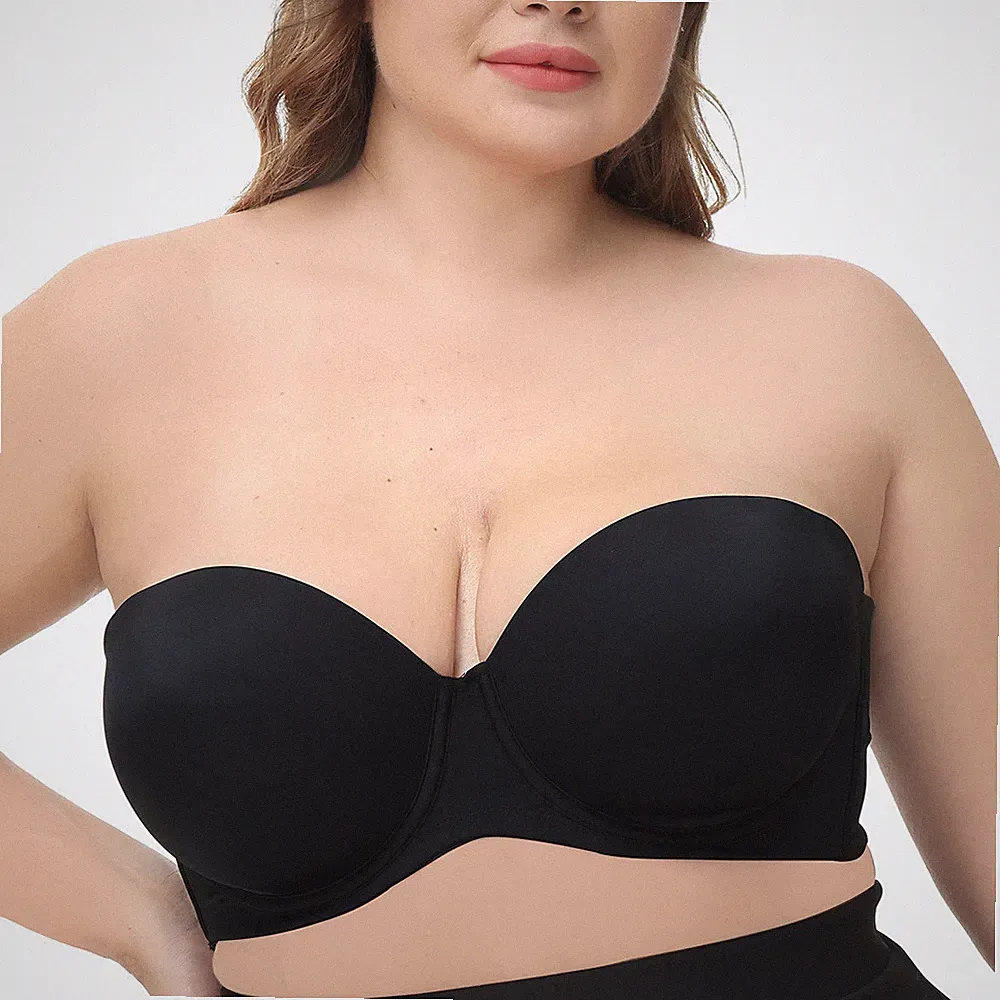 Trägerloser Multiway Push Up Bügel-BH für Damen in Übergröße 32-46 B-D-DD-E-F-G