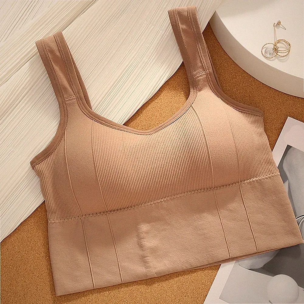 Trägerloser Sport BH für Damen mit offenem Rücken Design und bequemer Passfor