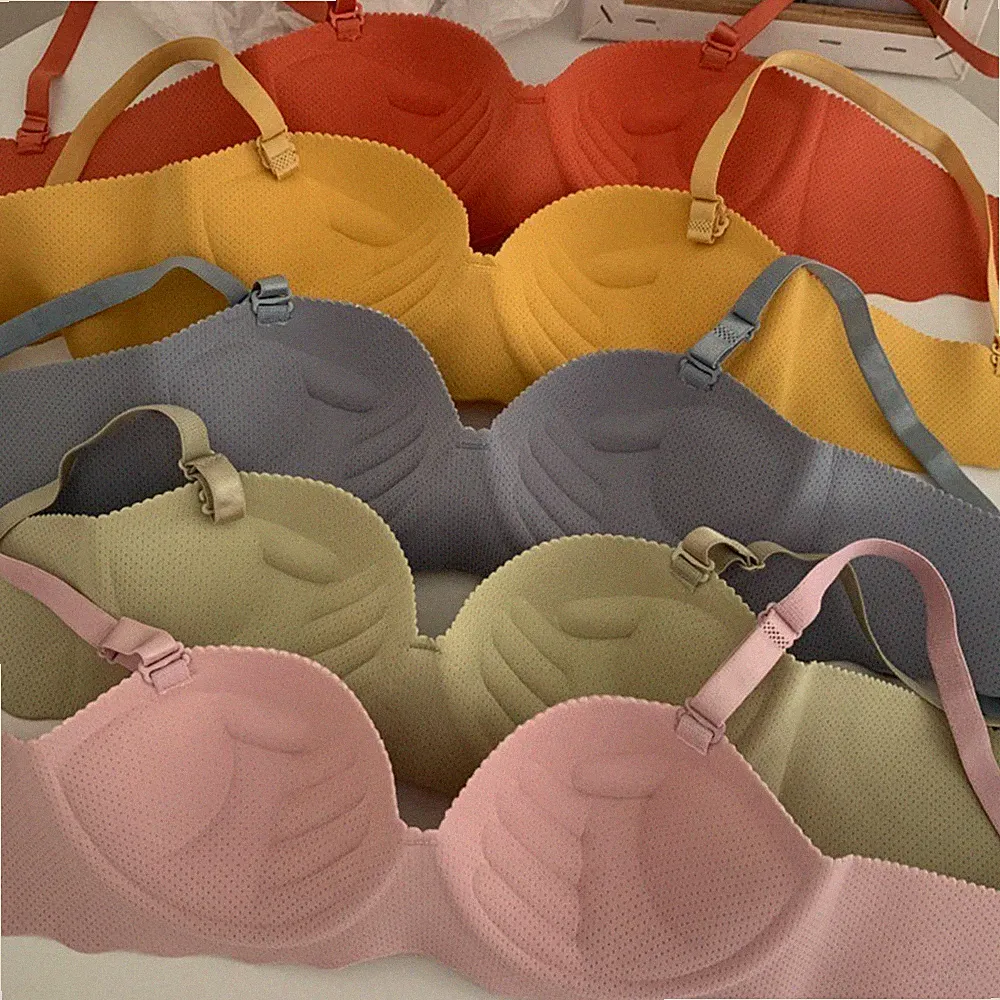 Trendiger Damen Push Up BH nahtloses Design ohne Stahlring für den Alltag