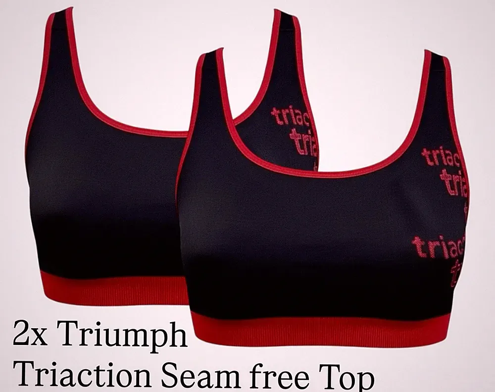Triaction Triumph Sport BH Seamfree Top Bustier M L Level High NEU 2er Pack