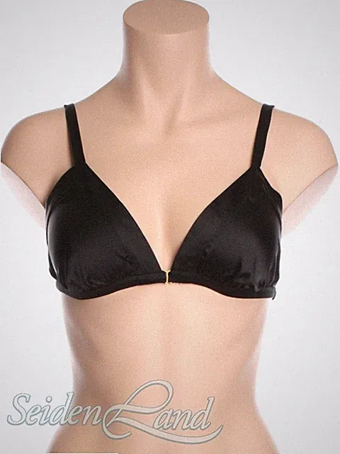Triangel BH FIDJI schwarz oder bunt von Marjolaine mit Seide Abverkauf