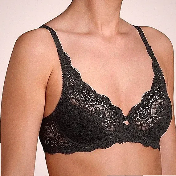 Triumph Amourette 300 W Damen BH mit Bügel BH Elfenbein, Schwarz Neu