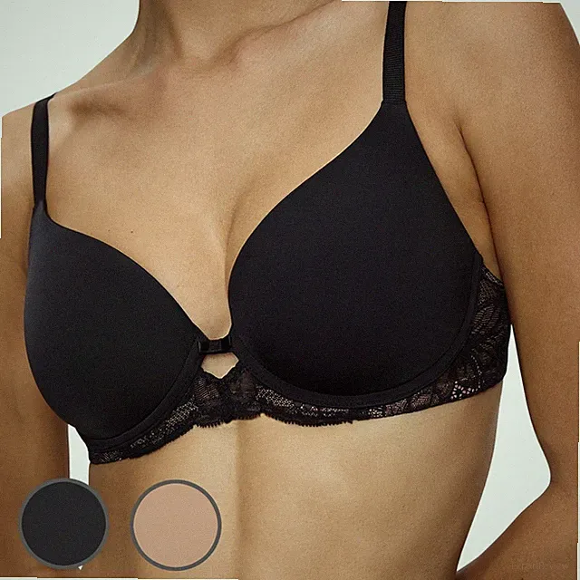 Triumph Amourette Charm WHP01 BH mit Bügel, schwarz oder cream, 70-95, Cup A-F