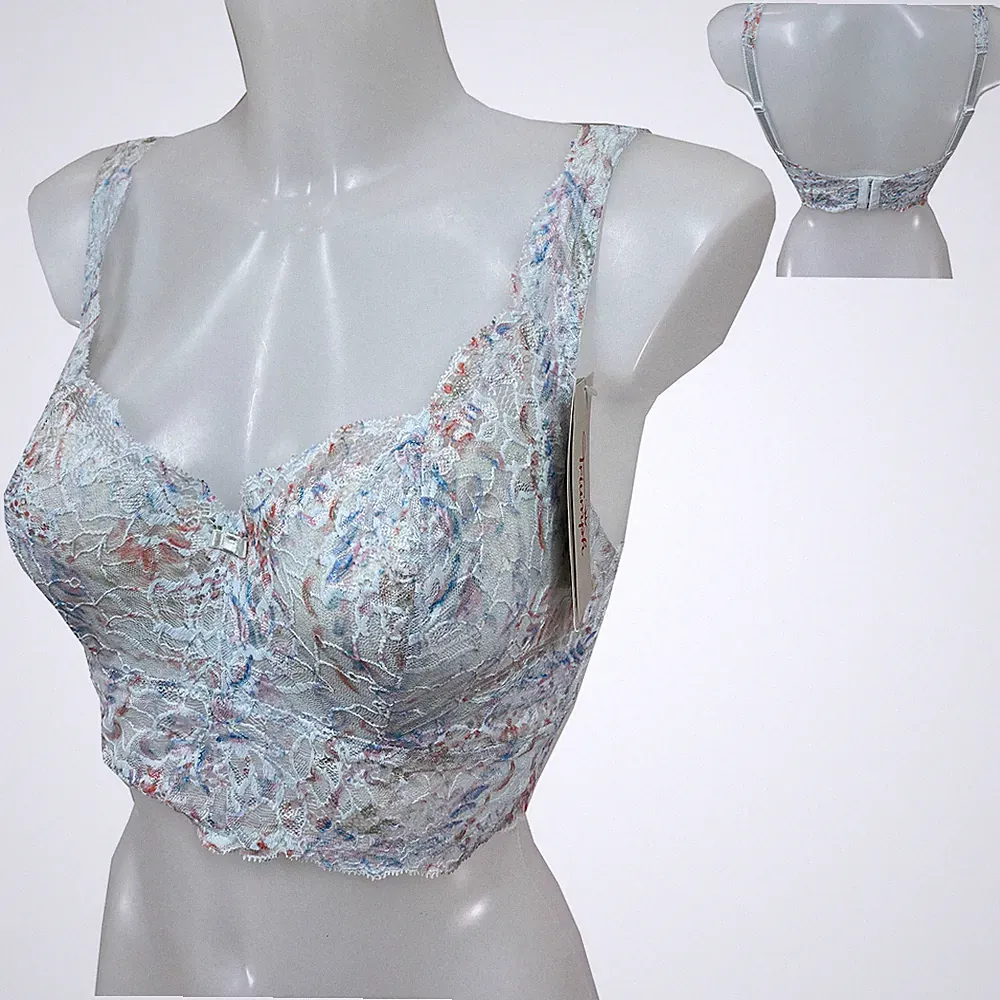 Triumph Amourette Charm WHPL BH mit Bügel Longline-BH Gr. 75D Blue-White NEU