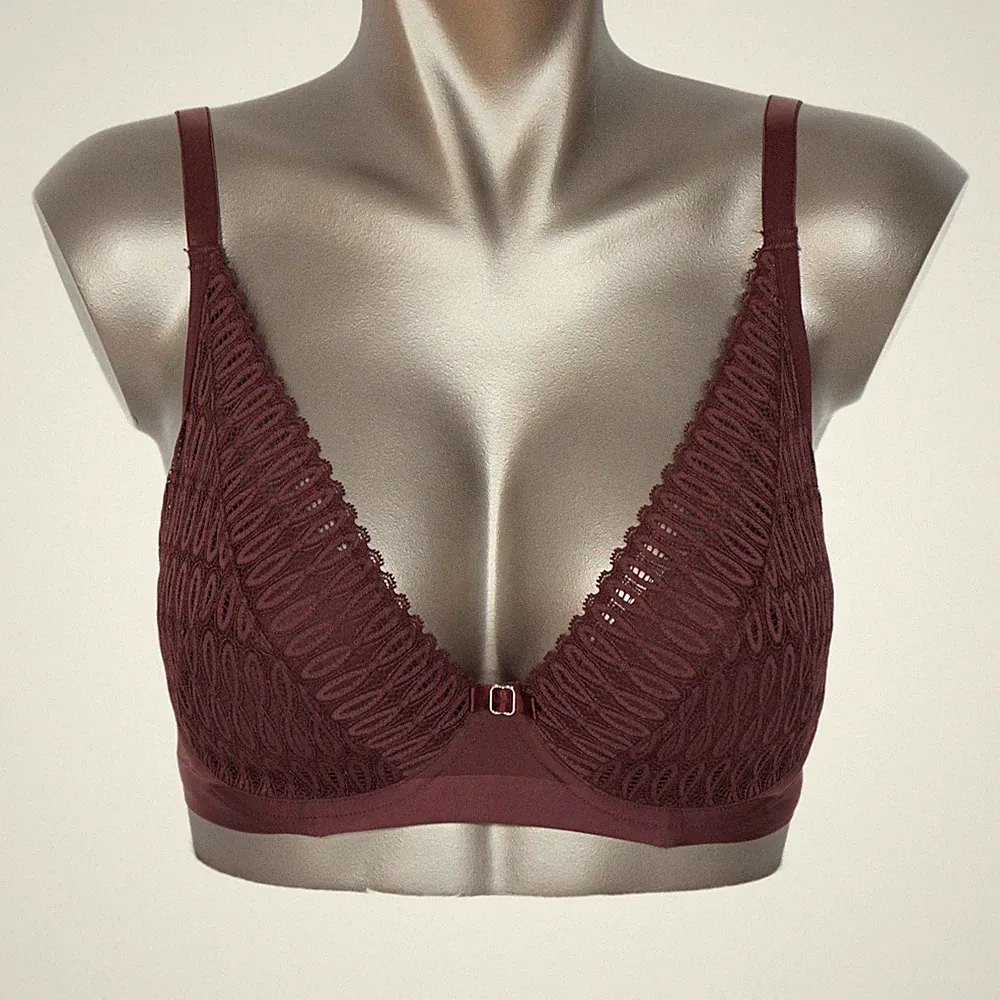 Triumph Aura Spotlight T WP Damen Schalen T-Shirt BH 7753/1D rotbraun Spitze NEU