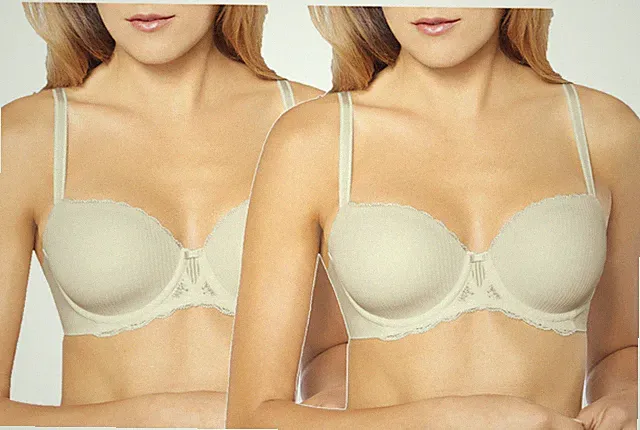 Triumph B-Ware 2x BH Modern Feeling WP BHs mit Bügel Größe 75B vanille 00GT Set