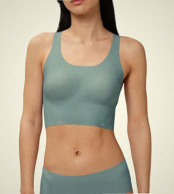 Triumph B-Ware BH Flex Smart PULL-ON BRA TOP ohne Bügel Größe 01 graublau kaufen